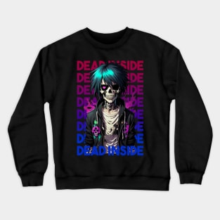 Emo Zombie Dead Inside Crewneck Sweatshirt